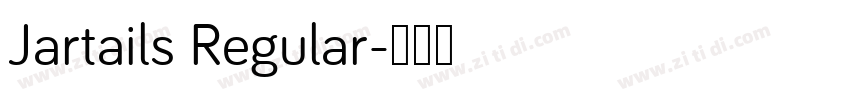 Jartails Regular字体转换